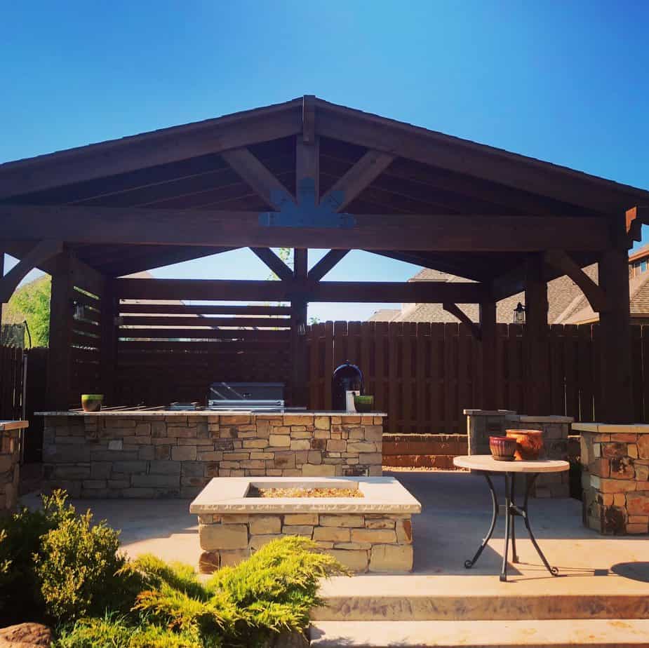 Pergola Staining Services in oklahoma city