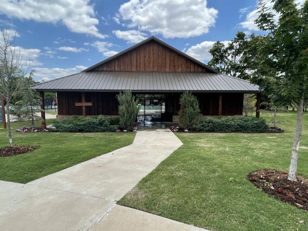 wood siding after stain restoration