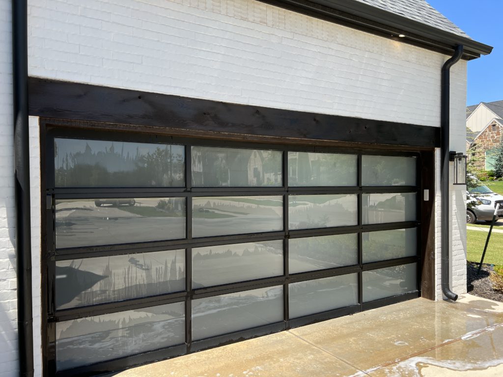 Garage Door Staining