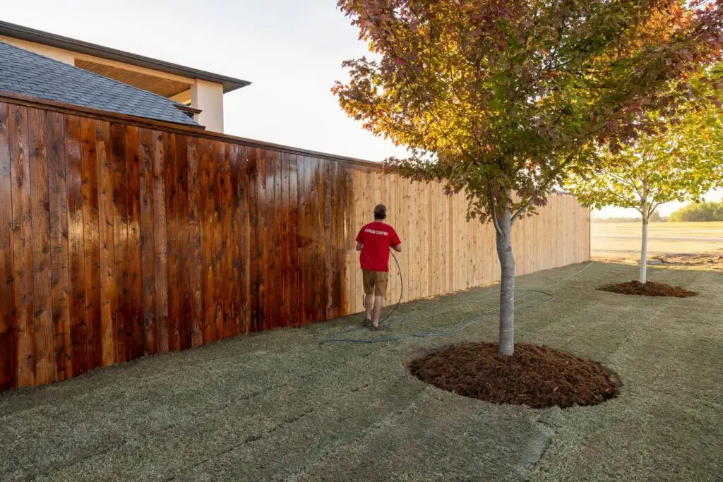 Fence Staining Contractor Edmond Oklahoma