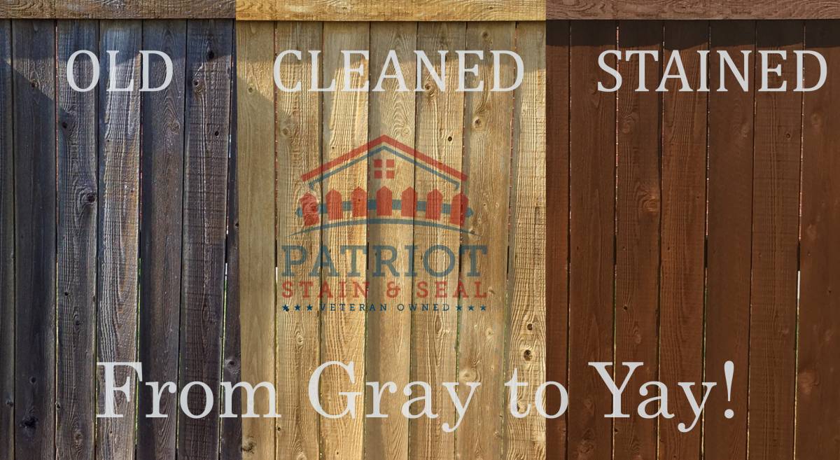 fence wood stain staining privacy projects fences cleaning before stained seal